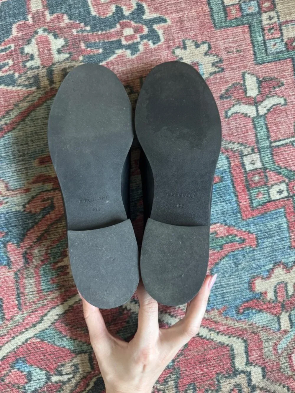TWO PAIRS Everlane Womens The Modern Loafer Black and Camel 10.5